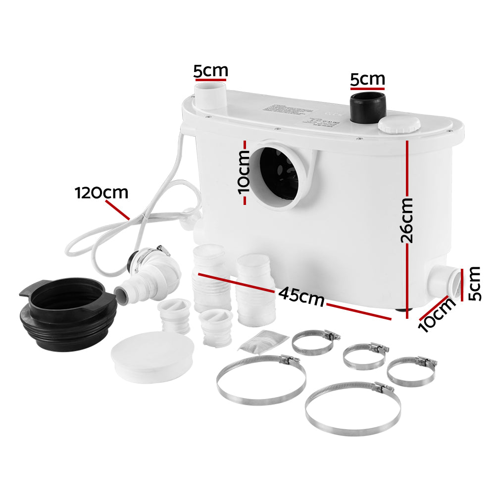 Marlook Macerator Sewerage Pump Waste Water Marine Toilet Disposal Unit Clean