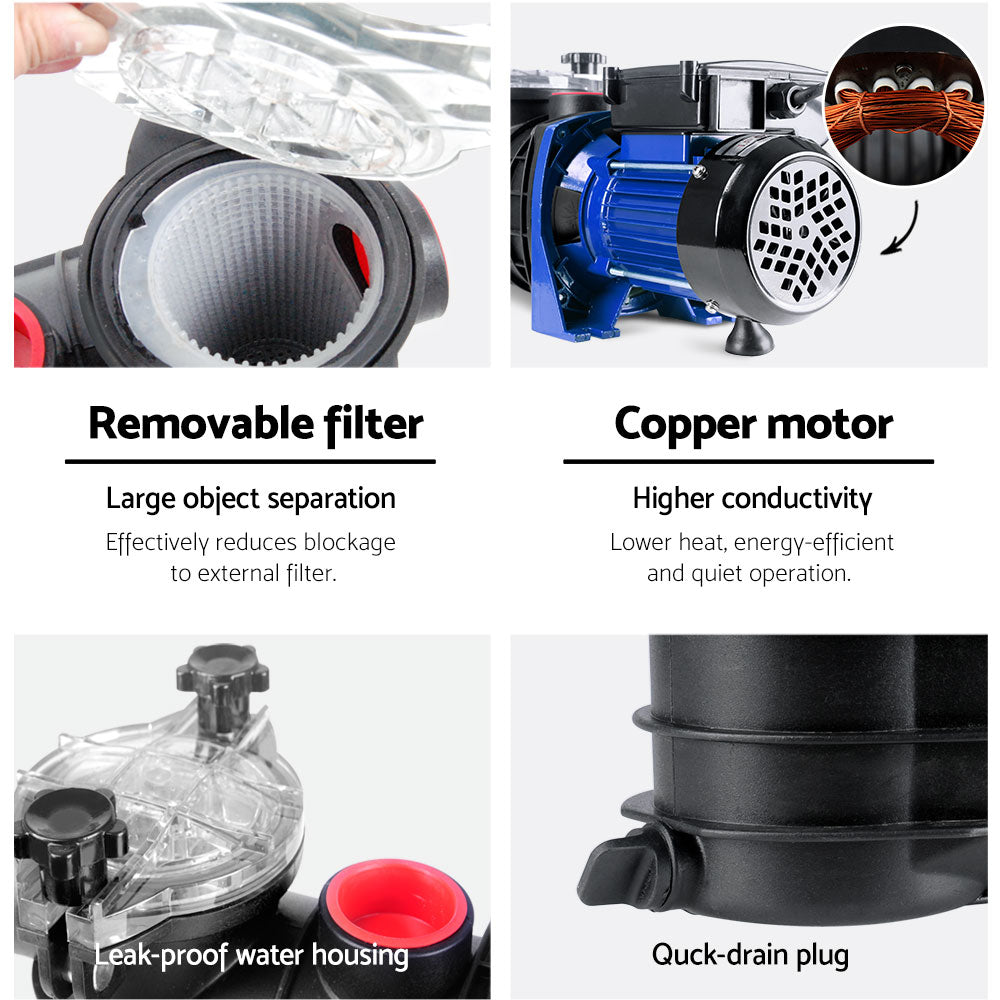Marlook 1200W Swimming Pool Water Pump