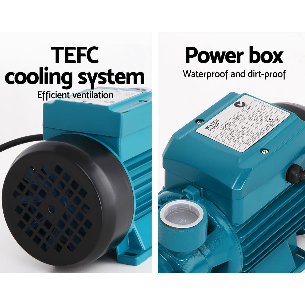 Marlook Peripheral Water Pump Garden Boiler Car Wash Electric Irrigation QB60