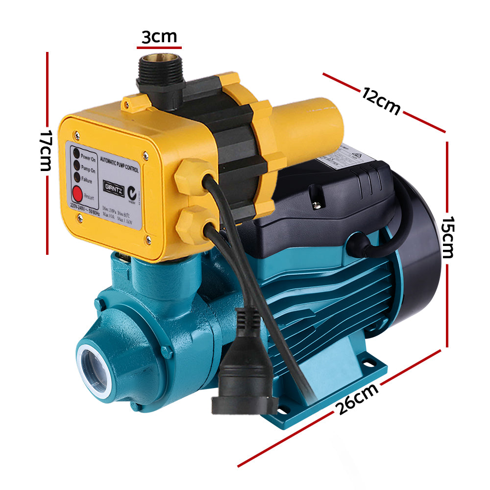 Marlook Peripheral Water Pump Garden Boiler Car Wash Electric Irrigation QB60 Yellow
