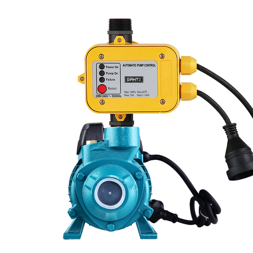 Marlook Peripheral Water Pump Garden Boiler Car Wash Electric Irrigation QB60 Yellow