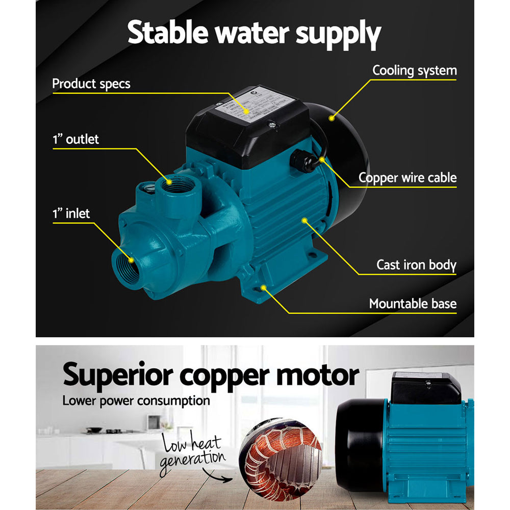 Marlook Peripheral Water Pump Garden Boiler Car Wash Auto Irrigation House QB80