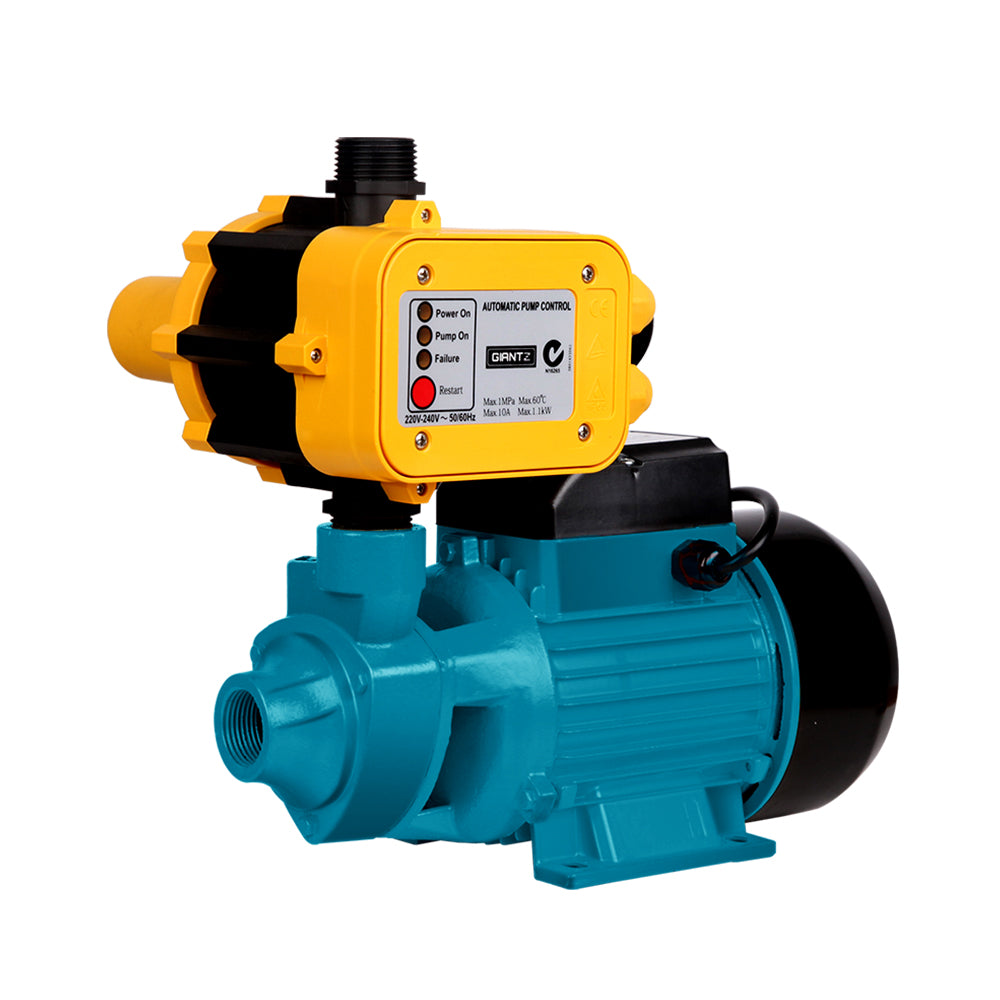 Marlook Peripheral Water Pump Garden Boiler Car Wash Auto Irrigation QB80 Yellow
