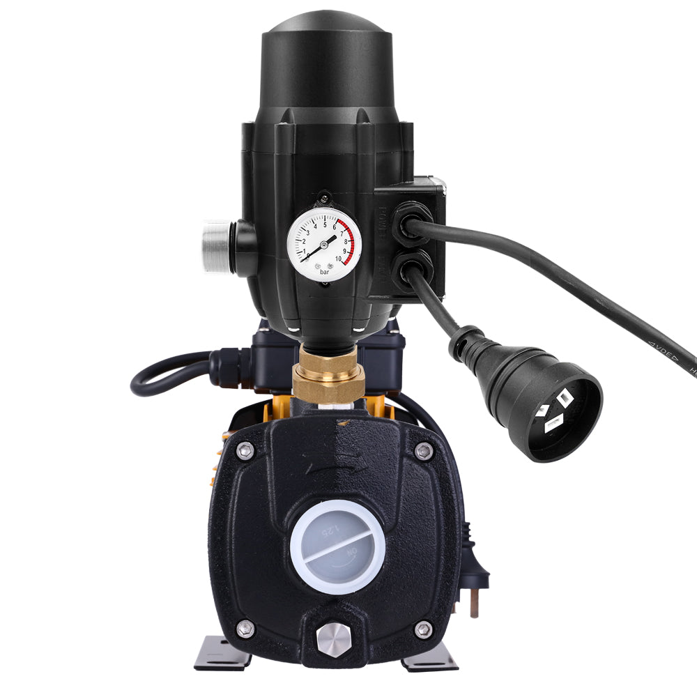 Marlook Garden Water Pump High Pressure 2500W Multi Stage Tank Rain Irrigation Black