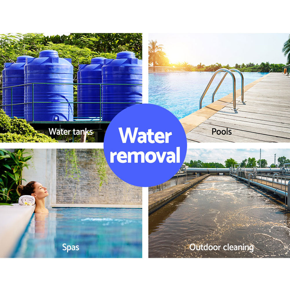 Marlook Garden Submersible Pump 550W Dirty Water Bore Tank Well Steel Sewerage