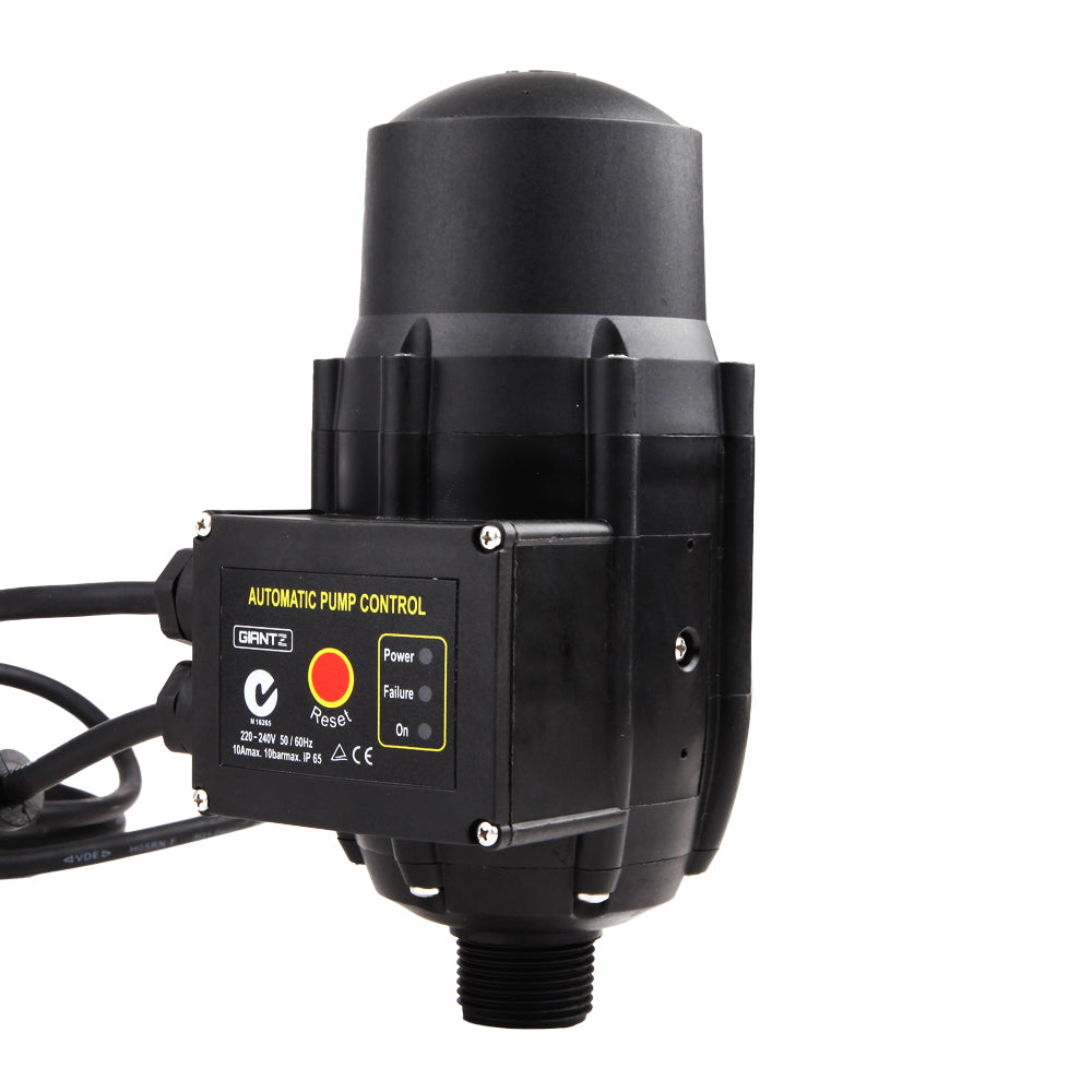 Marlook Water Pressure Pump Controller Auto Switch Control Electric Electronic Black
