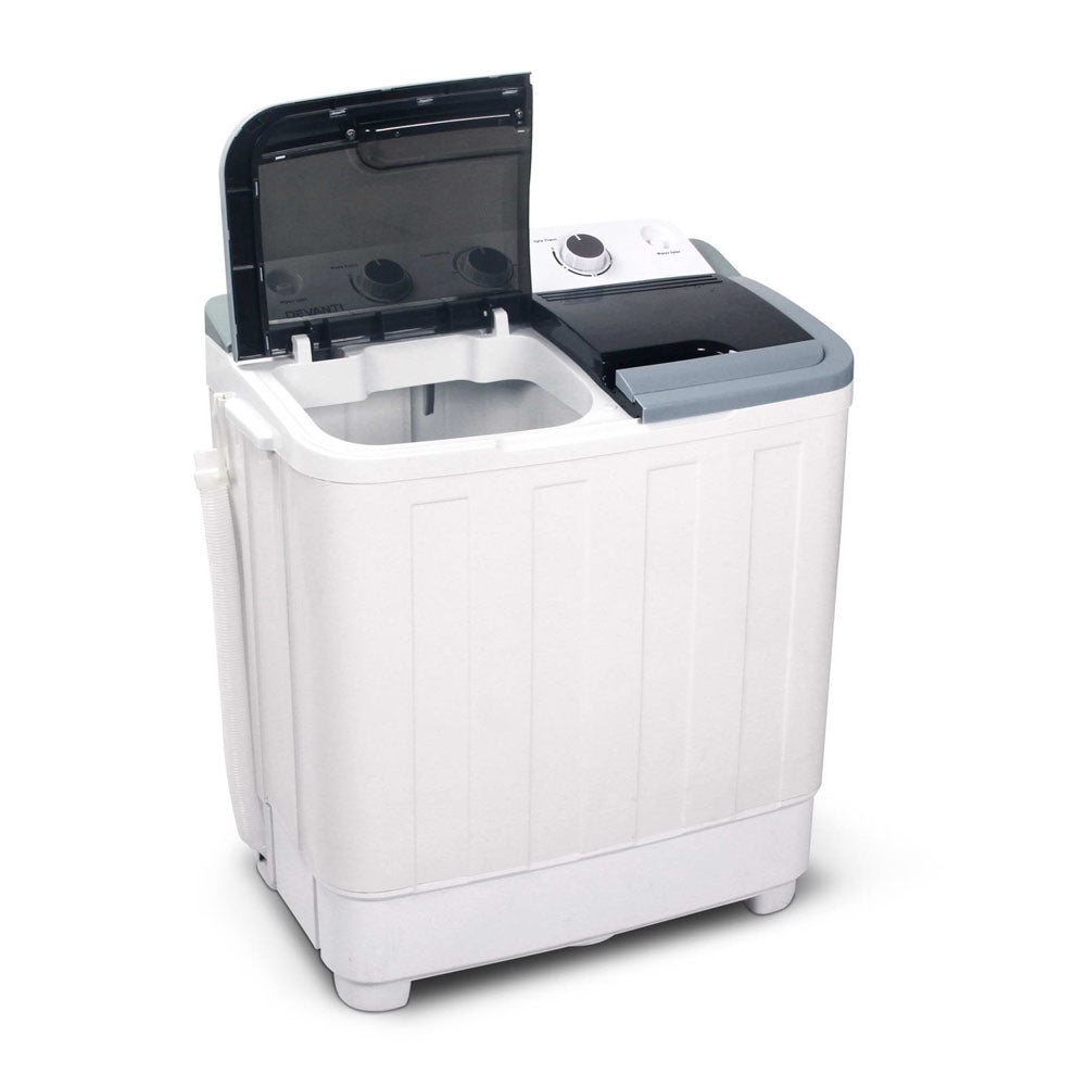 Marlook Portable Washing Machine Twin Tub 5KG White