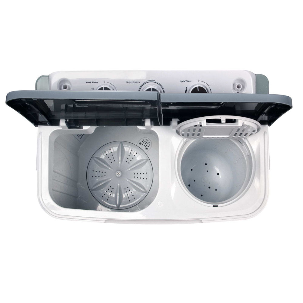 Marlook Portable Washing Machine Twin Tub 5KG White