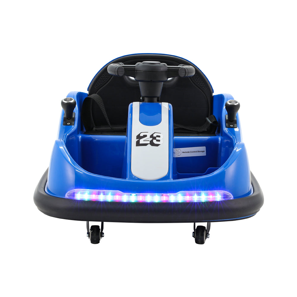 Marlook Kids Ride On Car Bumper Kart 6V Electric Toys Cars Remote Control Blue