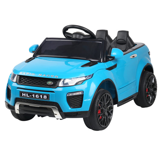 Marlook Kids Electric Ride On Car SUV Range Rover-inspired Toy Cars Remote 12V Blue