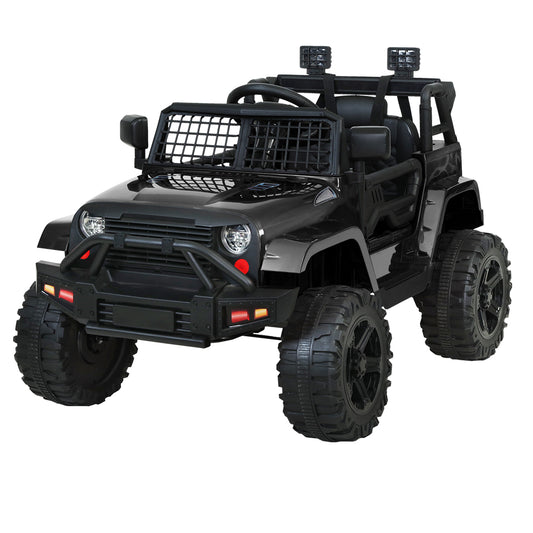 Marlook Kids Electric Ride On Car Jeep Toy Cars Remote 12V Black