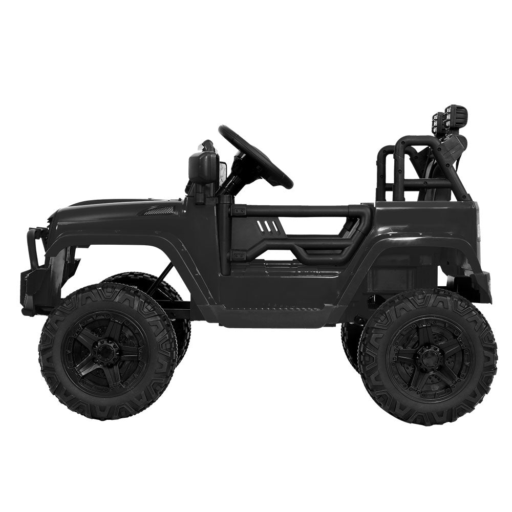 Marlook Kids Electric Ride On Car Jeep Toy Cars Remote 12V Black