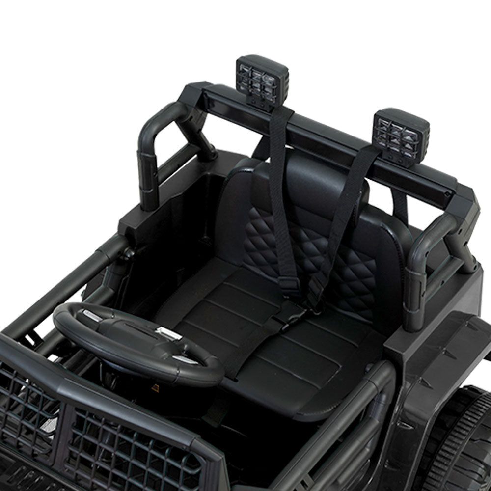 Marlook Kids Electric Ride On Car Jeep Toy Cars Remote 12V Black