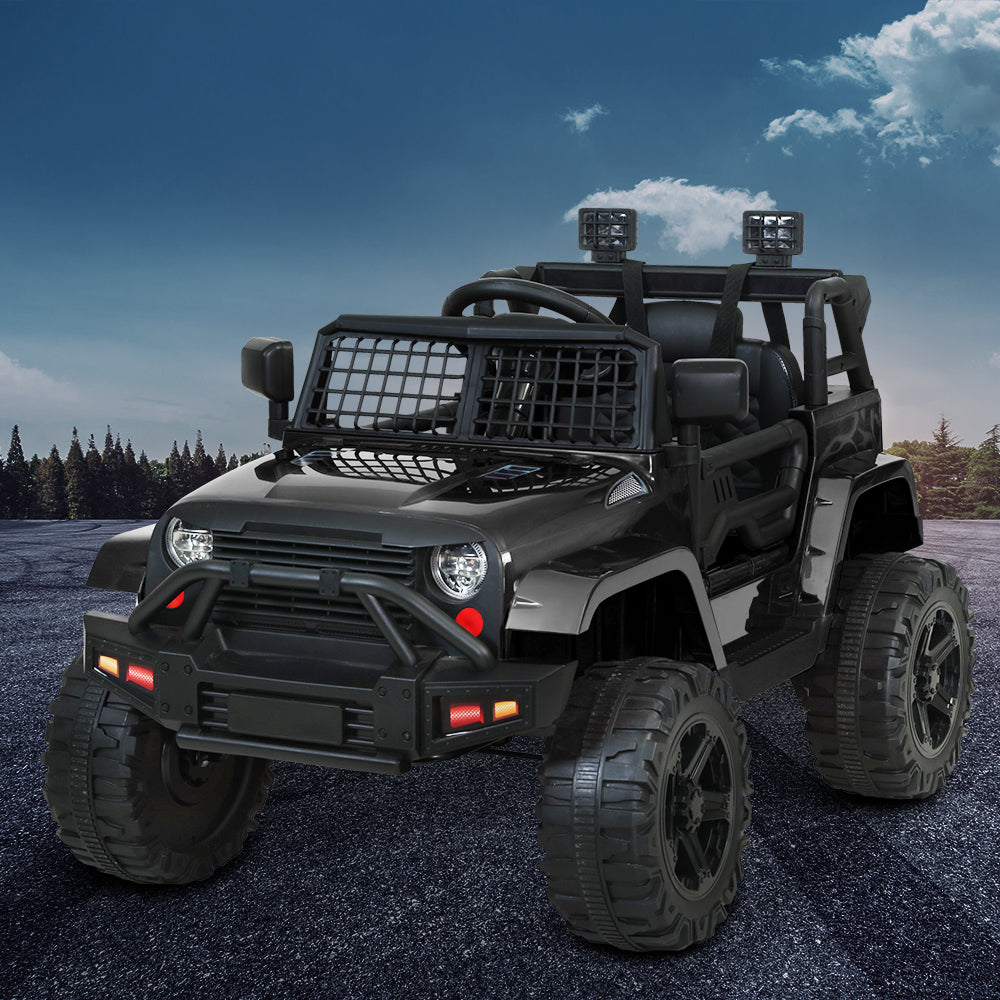 Marlook Kids Electric Ride On Car Jeep Toy Cars Remote 12V Black
