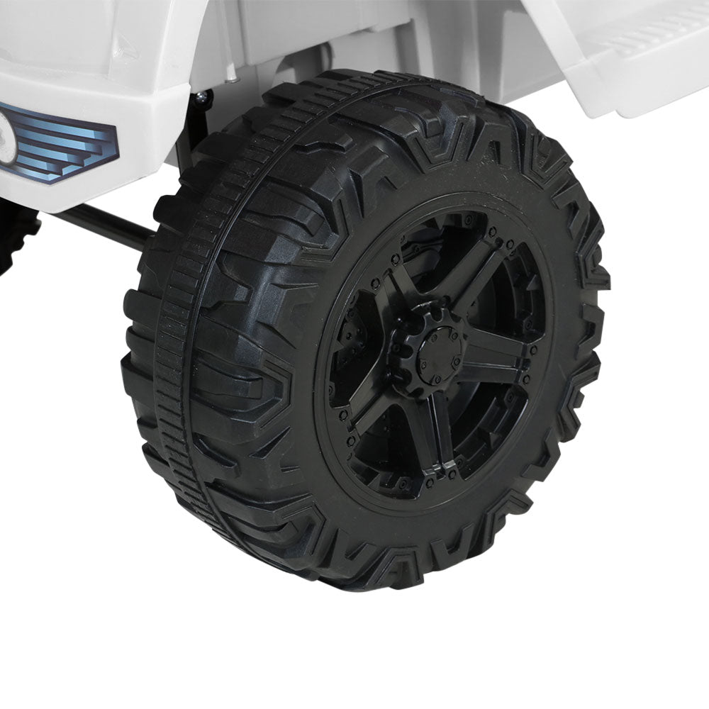 Marlook Kids Electric Ride On Car Jeep Toy Cars Remote 12V White