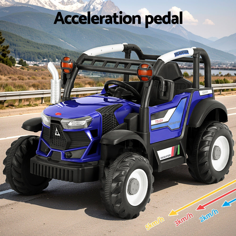 Marlook Kids Electric Ride On Car Off Road Jeep Remote 12V Blue