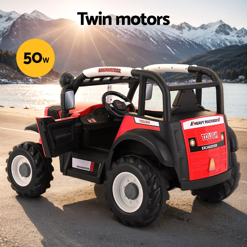 Marlook Kids Electric Ride On Car Off Road Jeep Remote 12V Red