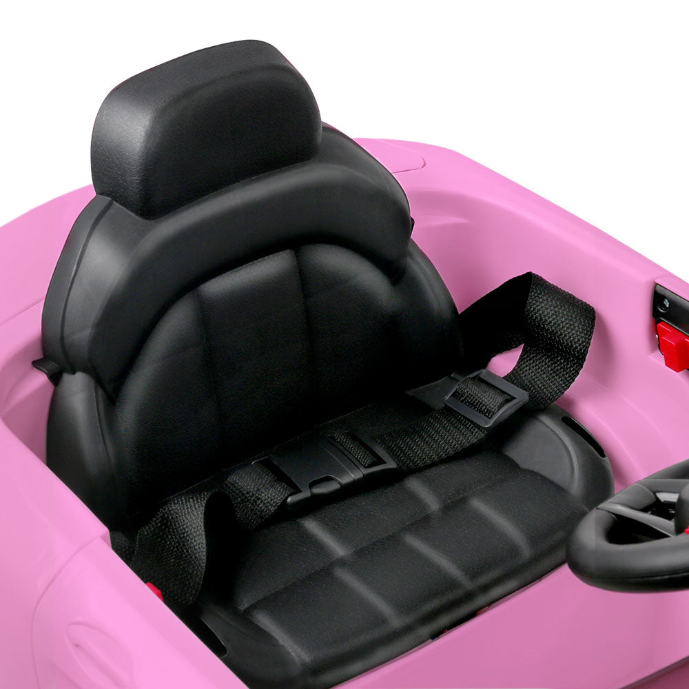 Marlook Kids Electric Ride On Car Toys Cars Headlight Music Remote Control 12V Pink