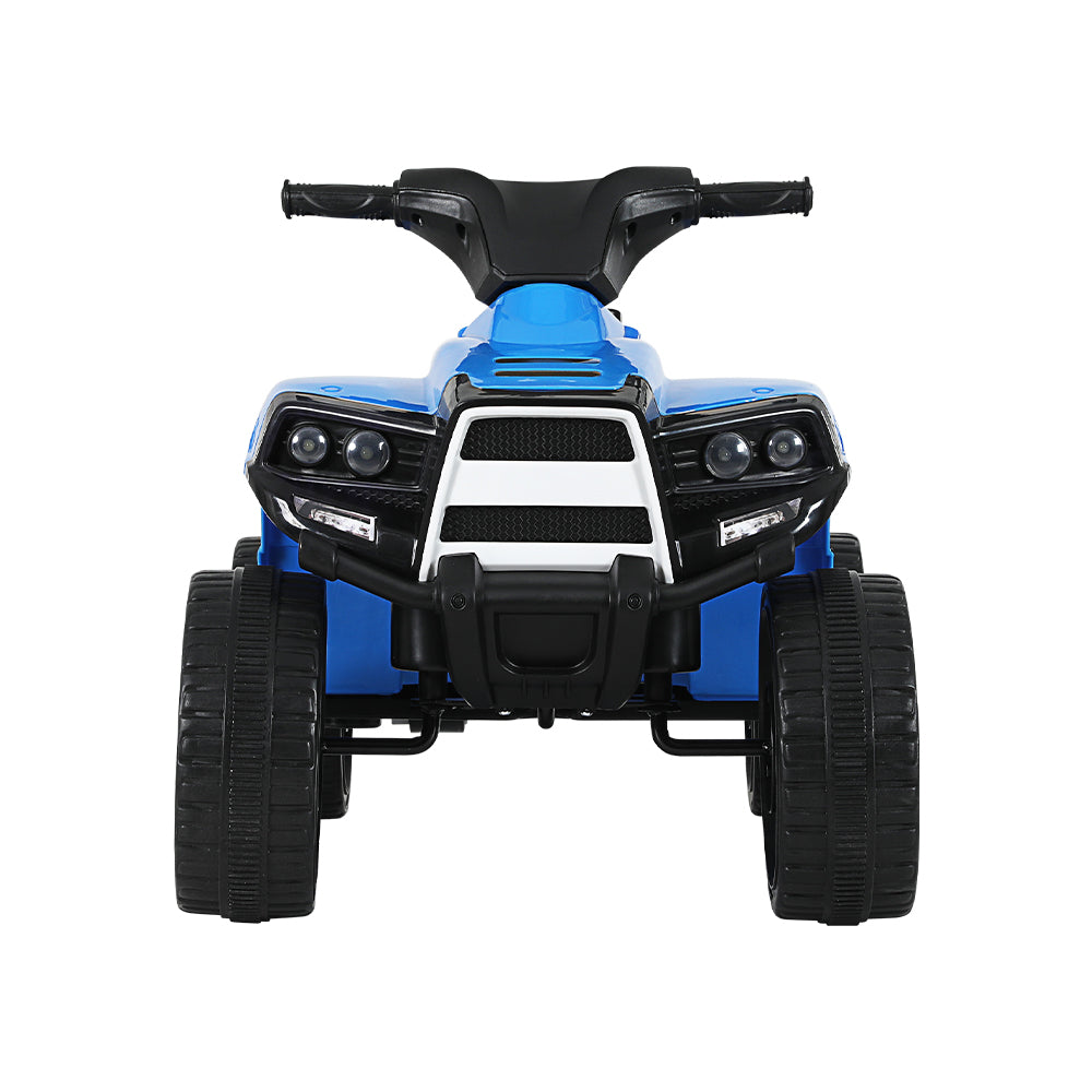 Marlook Kids Ride On ATV Quad Motorbike Car 4 Wheeler Electric Toys Battery Blue