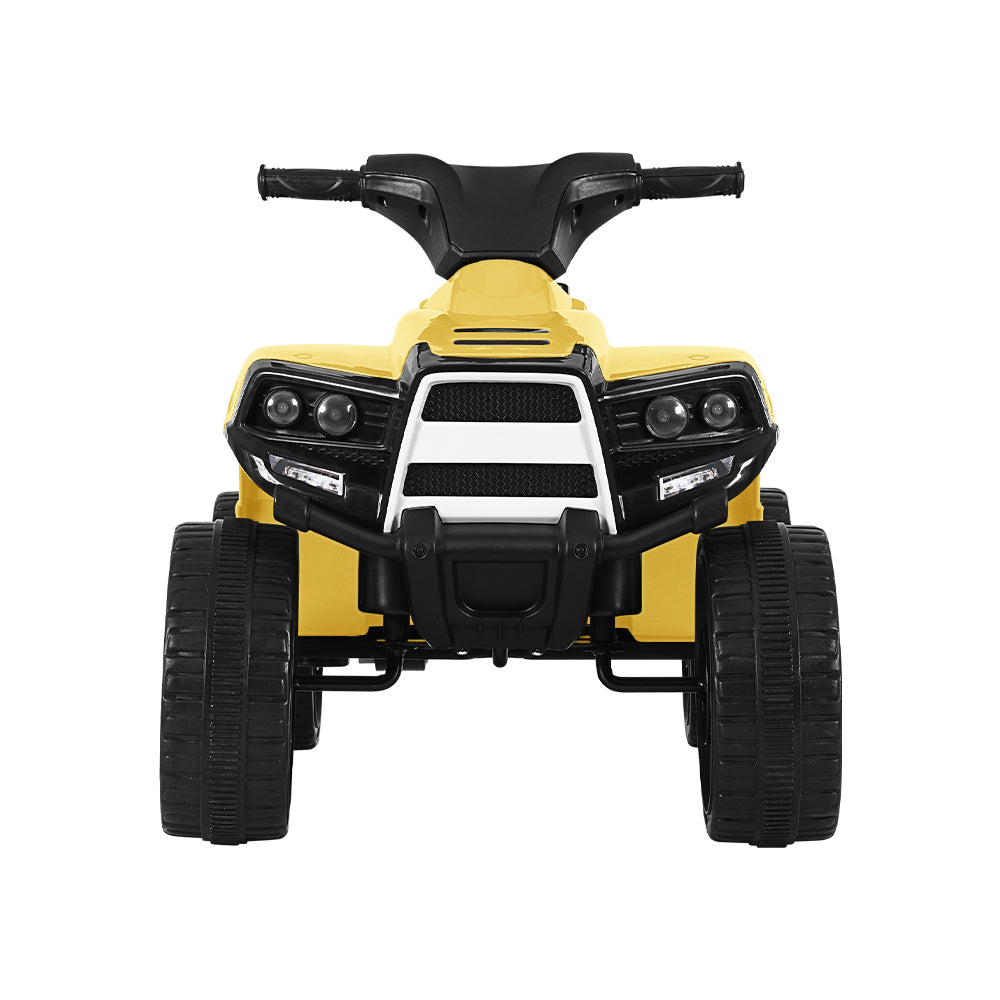 Marlook Kids Ride On ATV Quad Motorbike Car 4 Wheeler Electric Toys Battery Yellow