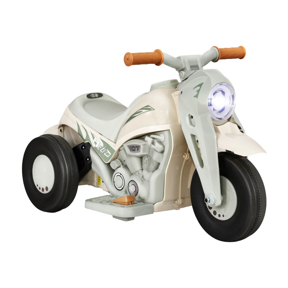 Marlook Kids Ride On Car Electric Motorcycle Motorbike with Bubble Maker Green