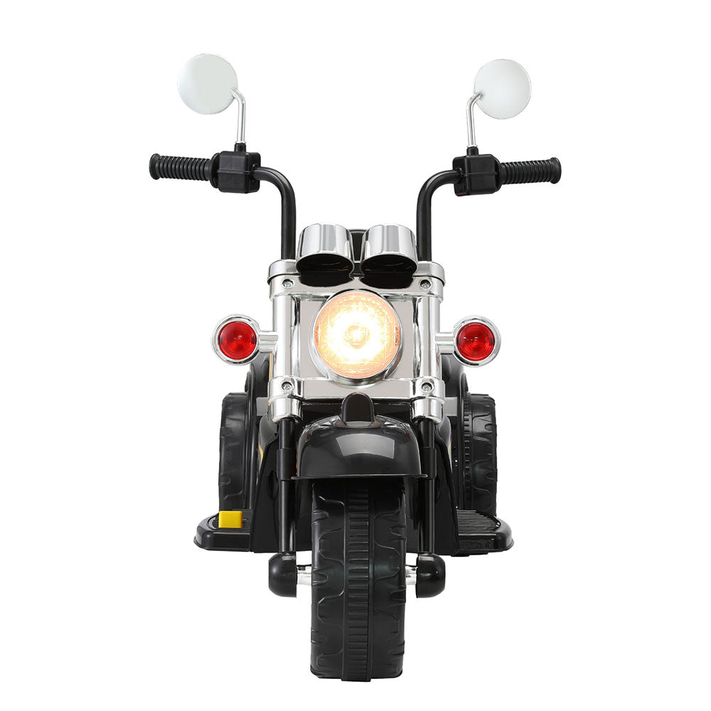 Marlook Kids Ride On Car Motorcycle Motorbike Electric Toys Horn Music 6V Black