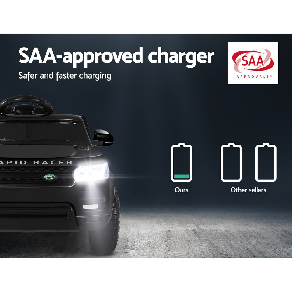 Marlook Kids Electric Ride On Car SUV Range Rover-inspired Cars Remote 12V Black