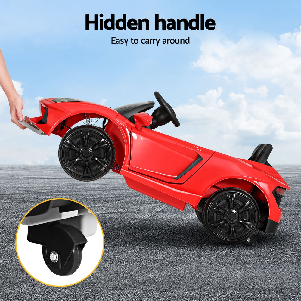 Marlook Kids Electric Ride On Car Ferrari-Inspired Toy Cars Remote 12V Red