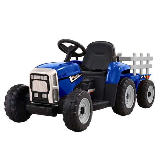 Marlook Kids Electric Ride On Car Tractor Toy Cars 12V Blue