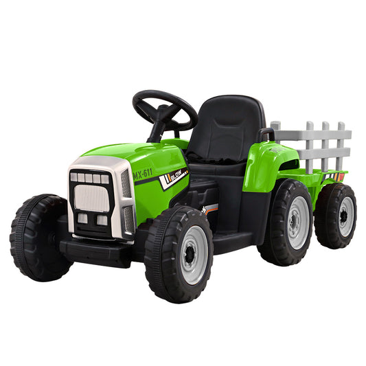 Marlook Kids Electric Ride On Car Tractor Toy Cars 12V Green