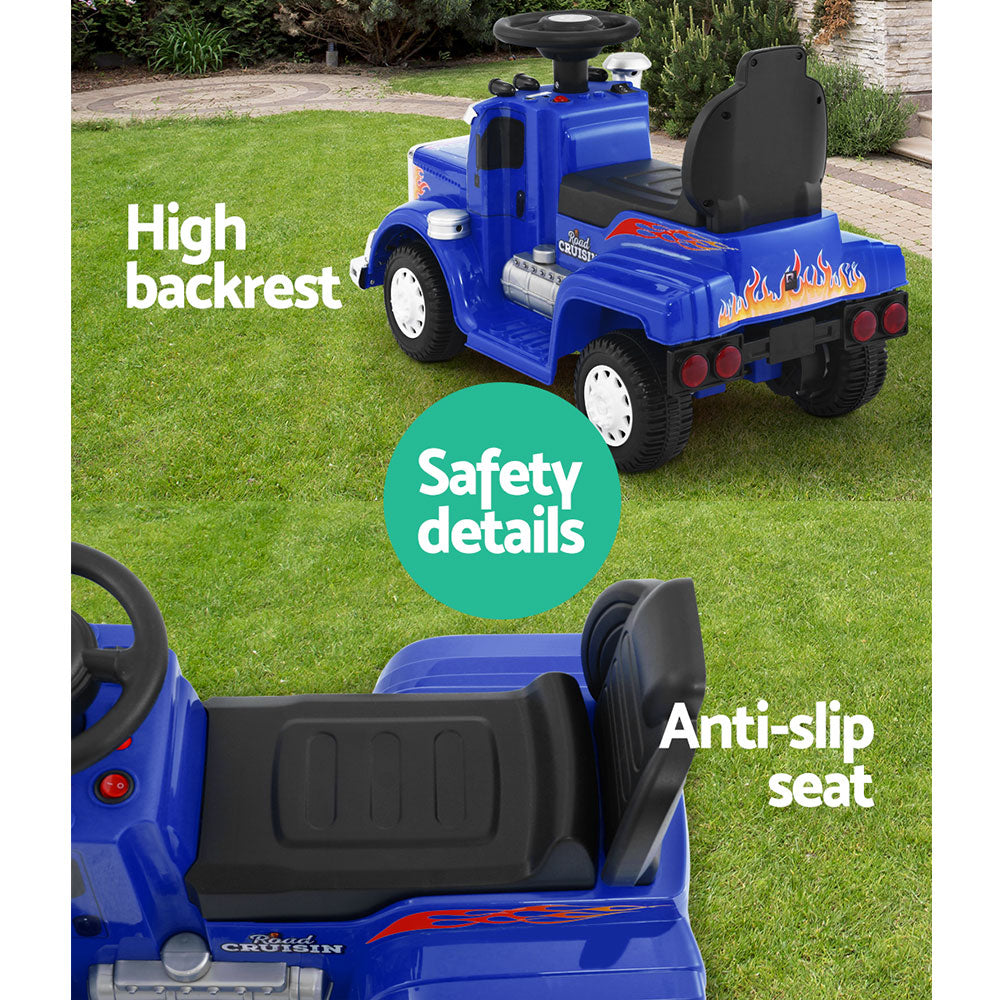 Marlook Kids Electric Ride On Car Truck Motorcycle Motorbike Toy Cars 6V Blue