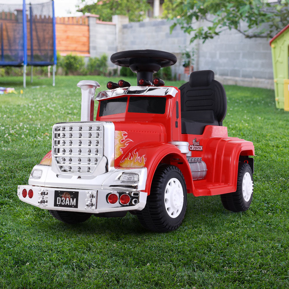 Marlook Kids Electric Ride On Car Truck Motorcycle Motorbike Toy Cars 6V Red