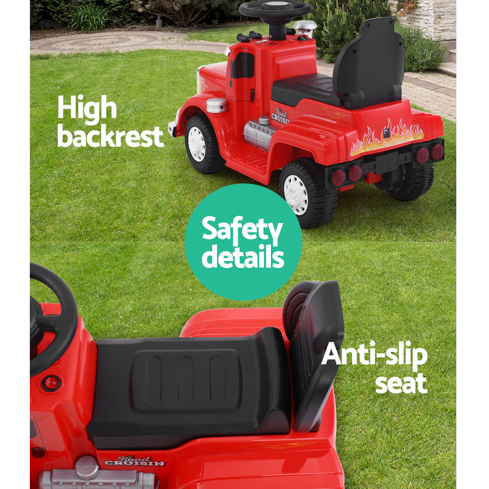 Marlook Kids Electric Ride On Car Truck Motorcycle Motorbike Toy Cars 6V Red