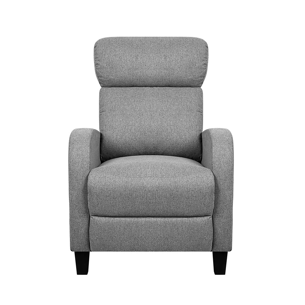 Marlook Fabric Reclining Armchair - Grey