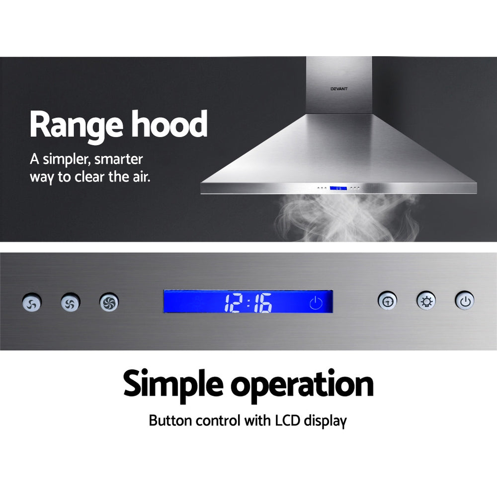 Marlook 1200mm Range Hood 120cm BBQ Commercial Rangehood