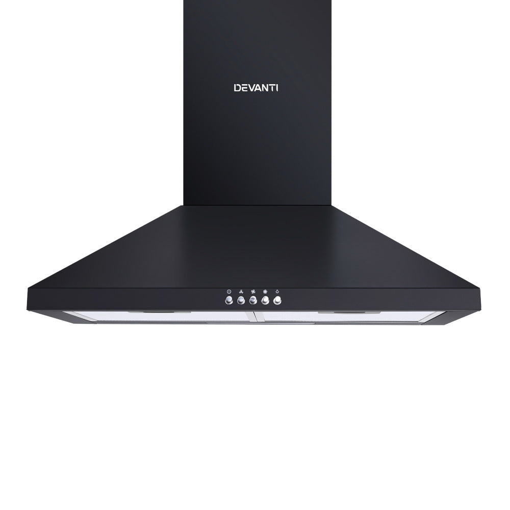 Marlook 600mm Range Hood 60cm Rangehood Black