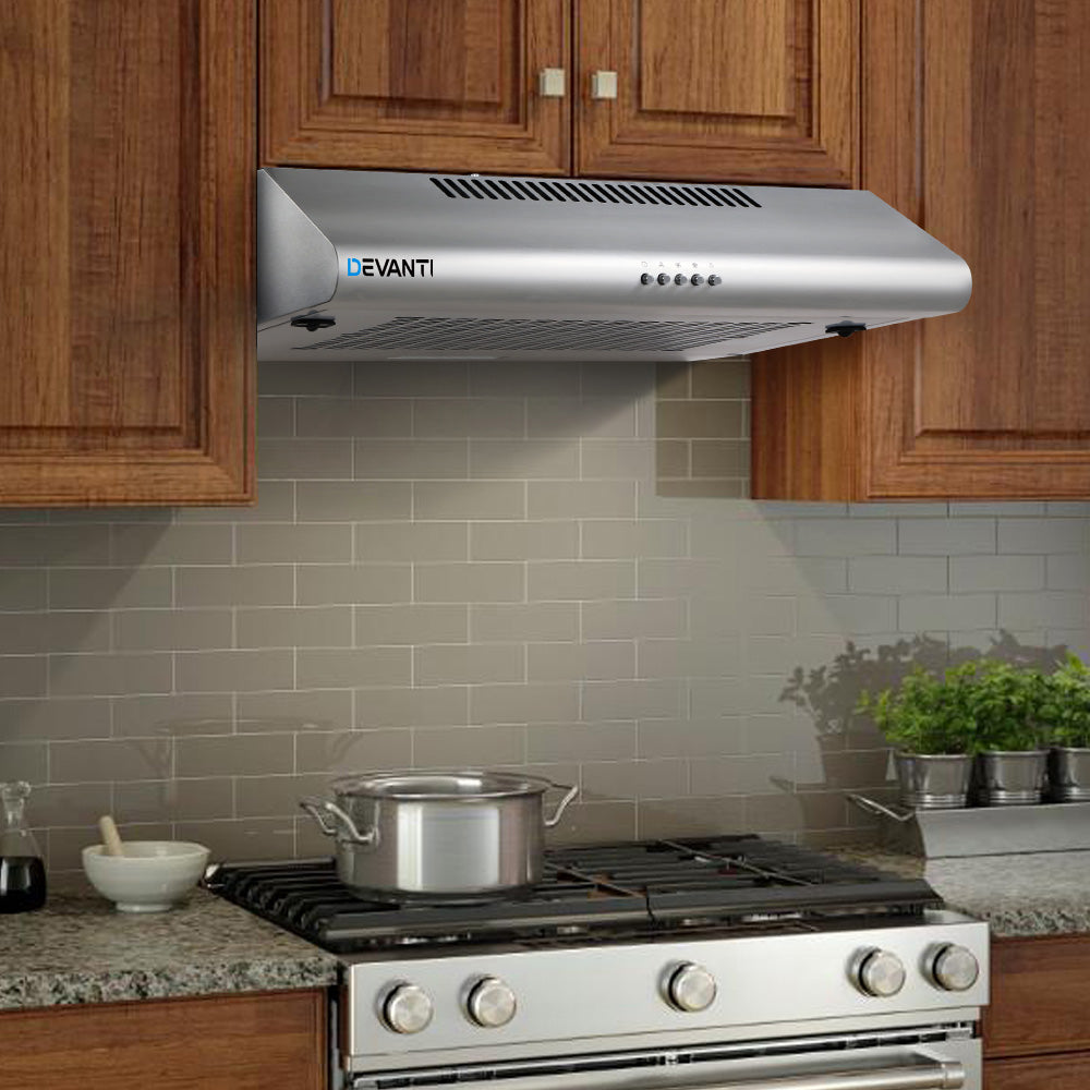 Marlook 600mm Range Hood 60cm Rangehood Stainless Steel