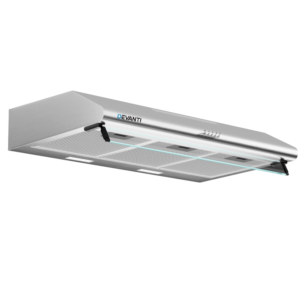 Marlook 900mm Range Hood 90cm Rangehood Stainless Steel
