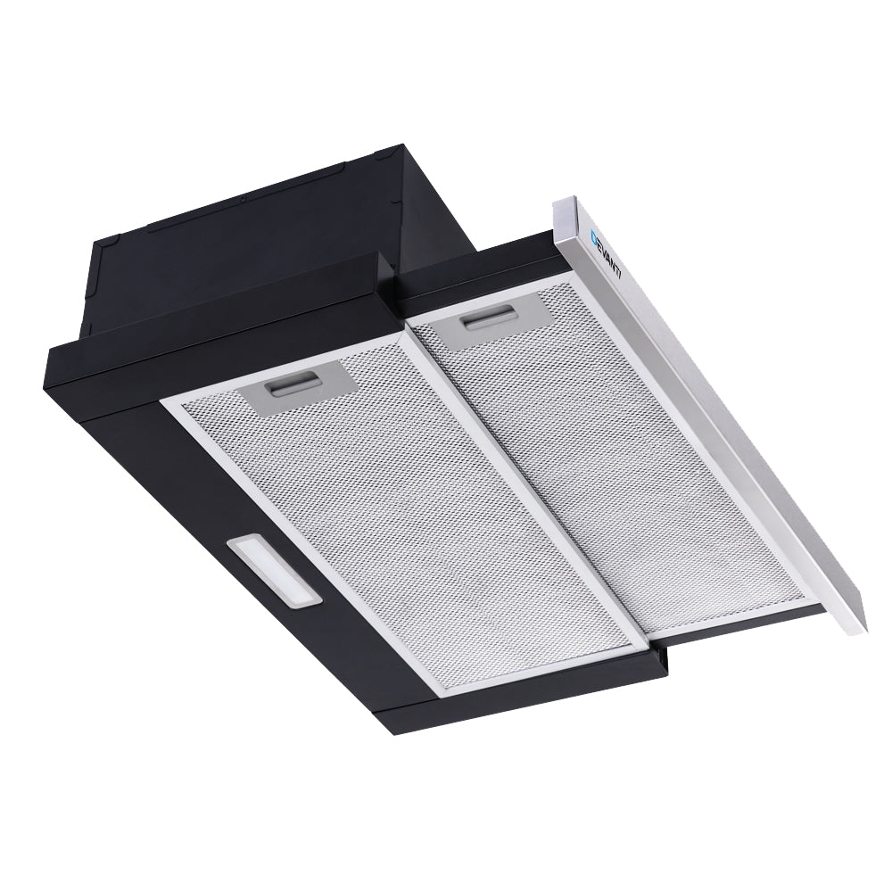 Marlook 600mm Range Hood 60cm Slide out Rangehood Stainless Steel