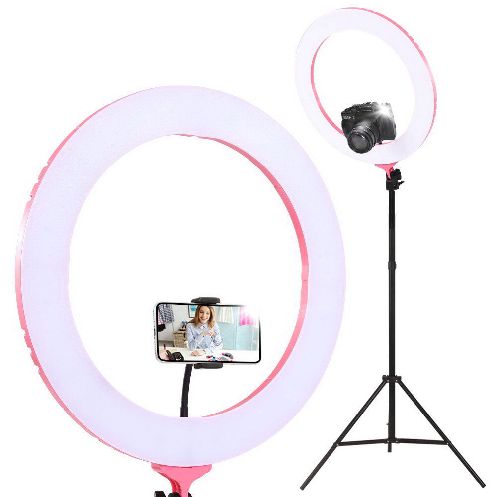 Marlook Ring Light 19" Tripod Stand Pink