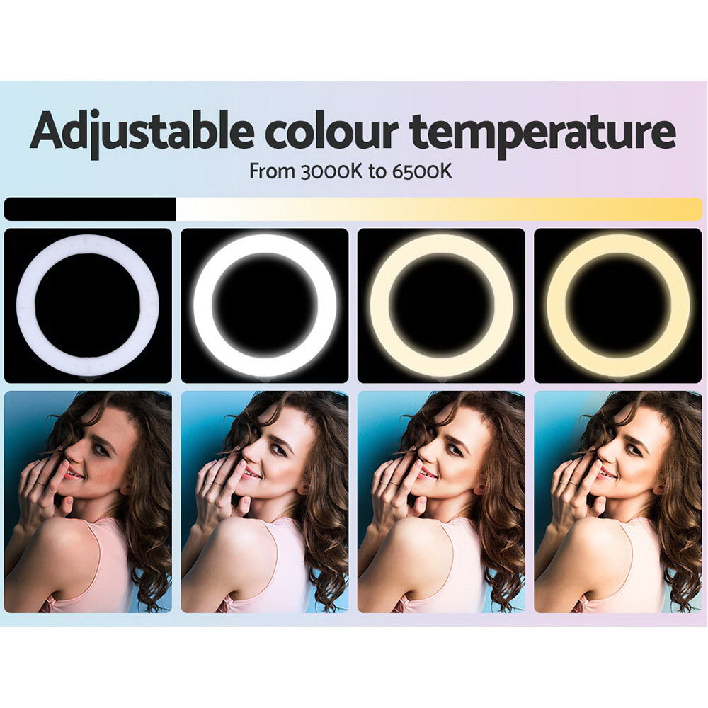 Marlook Ring Light 14" Tripod Stand
