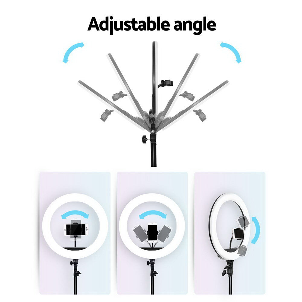 Marlook Ring Light 14" Tripod Stand