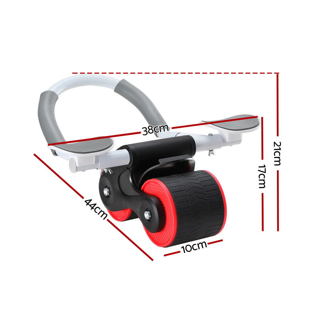 Marlook Ab Roller Automatic Rebound Abdominal Wheel with Knee Pad Home Gym Sport