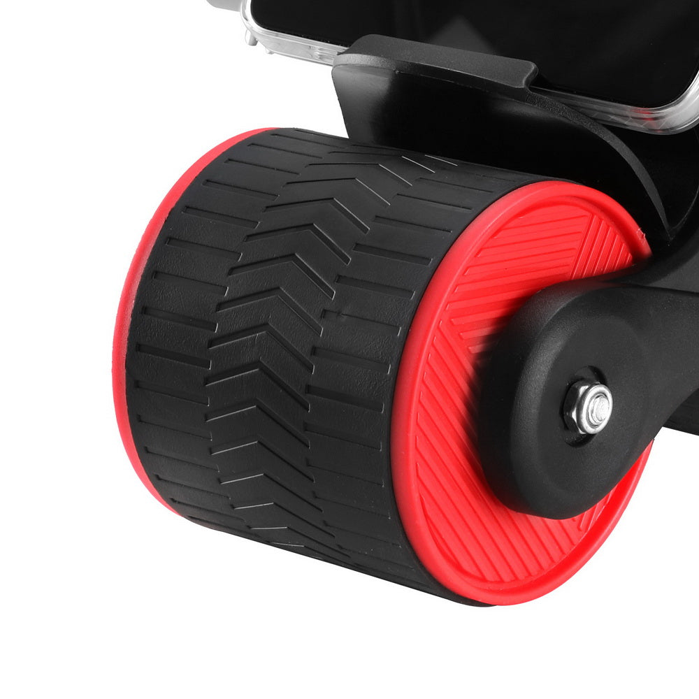 Marlook Ab Roller Automatic Rebound Abdominal Wheel with Knee Pad Home Gym Sport