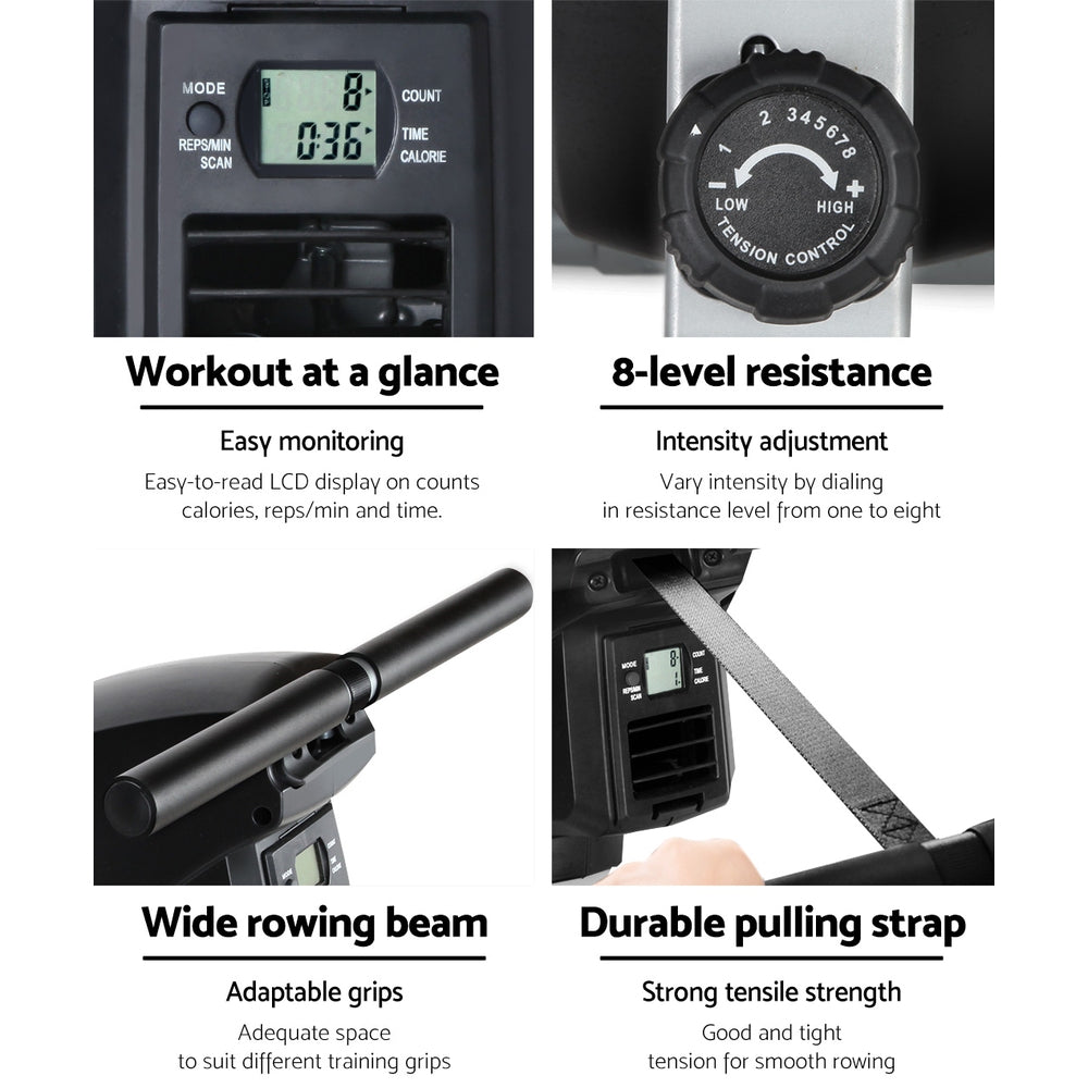 Marlook 8 Level Rowing Exercise Machine