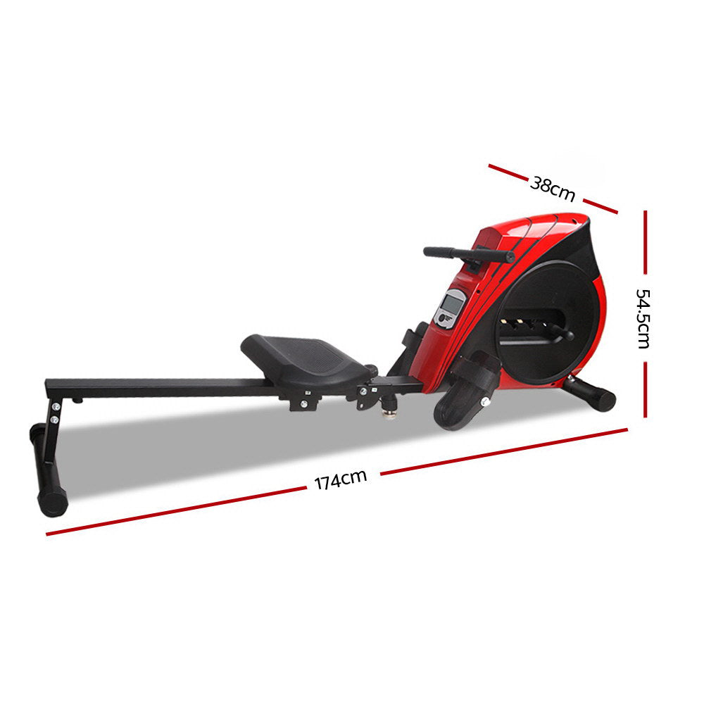 Marlook Rowing Machine Rower Elastic Rope Resistance Fitness Home Cardio