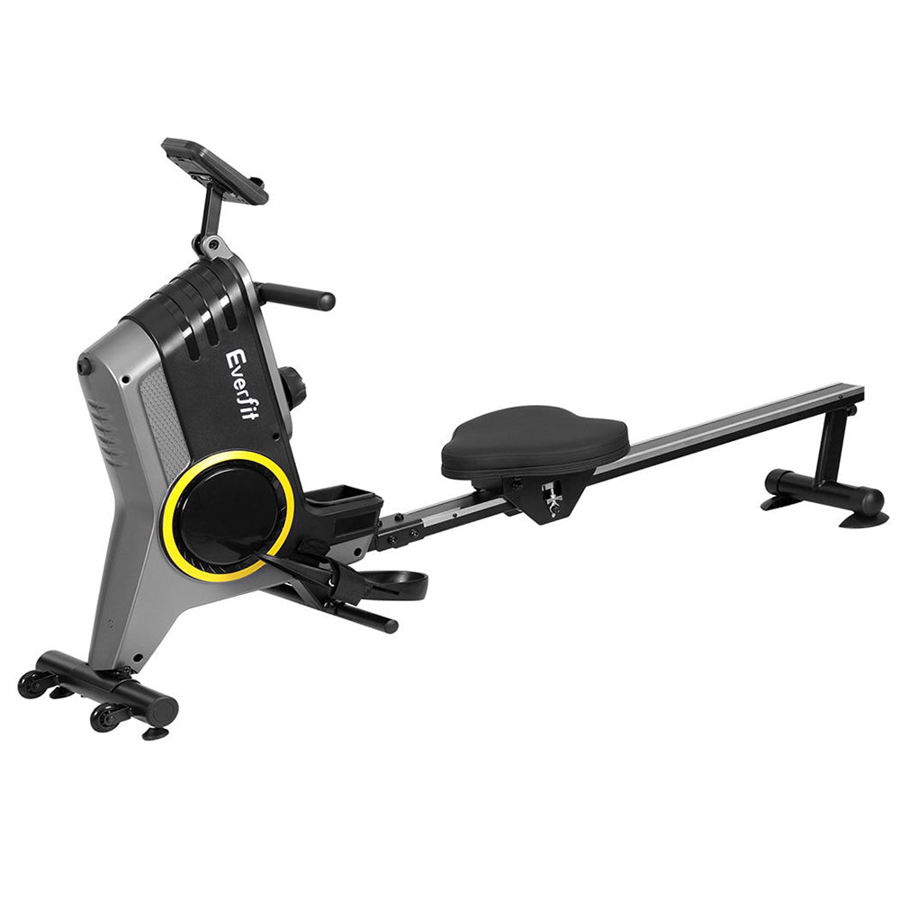 Marlook Rowing Machine 12 Levels Magnetic Rower Fitness Gym Cardio Workout