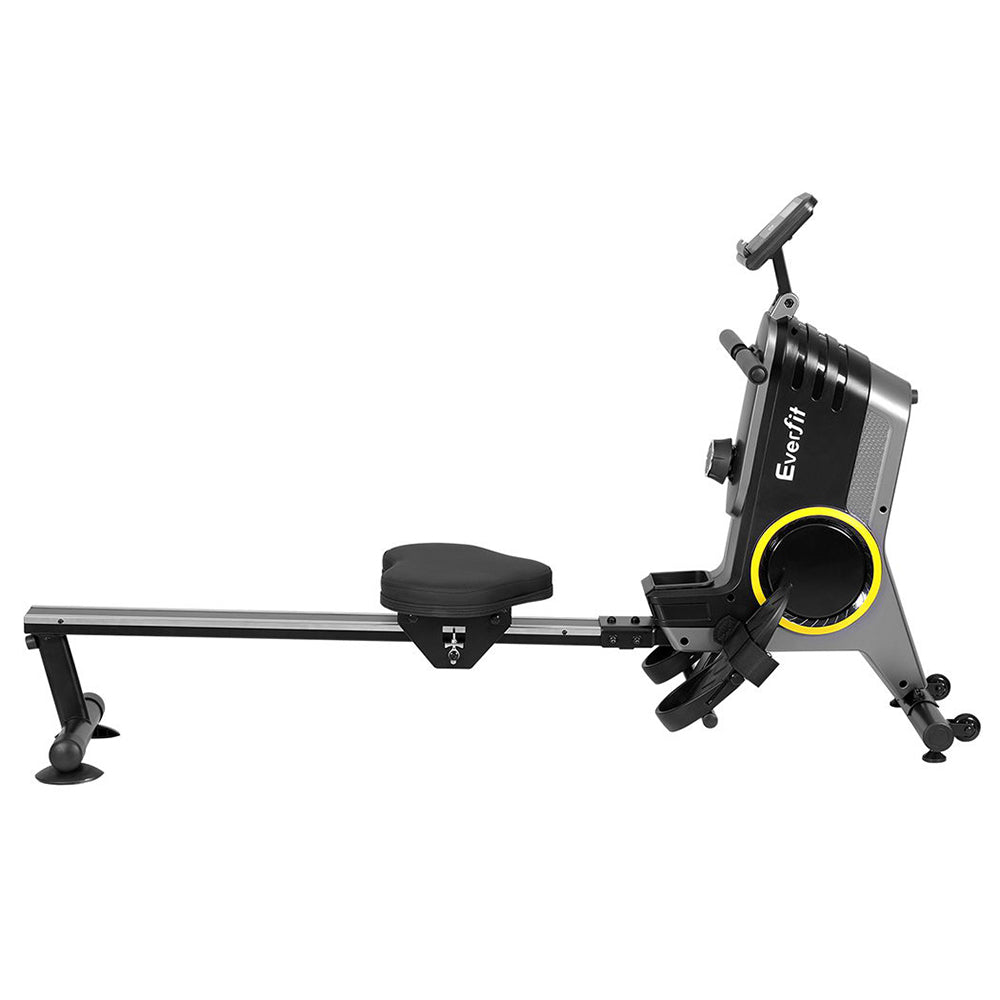Marlook Rowing Machine 12 Levels Magnetic Rower Fitness Gym Cardio Workout