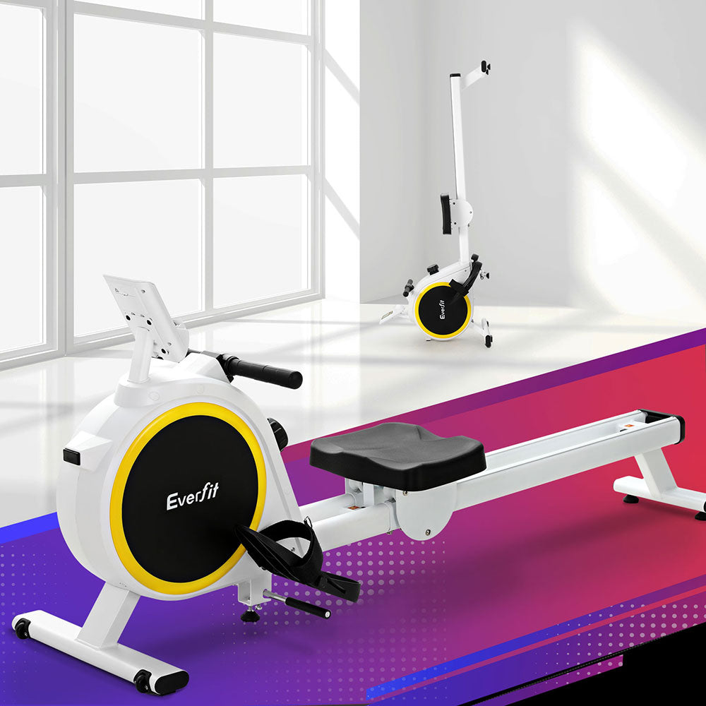Marlook Rowing Machine 16 Levels Magnetic Rower Home Gym Cardio Workout