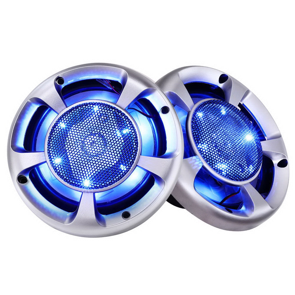 Marlook Set of 2 6.5inch LED Light Car Speakers